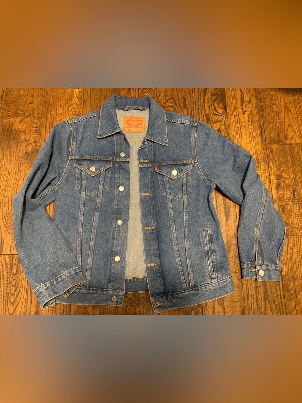 Levi's Medium Blue Denim Truck Jacket - Men's - Picture 1 of 3